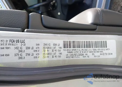 2018 Jeep Grand Cherokee Limited 4X4 from USA, damaged, VIN 1C4RJFBG7JC325200